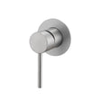 LUCID PIN - Brushed Nickel Wall Mixer Aquaperla