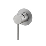 LUCID PIN - Brushed Nickel Wall Mixer Aquaperla