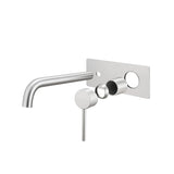 LUCID PIN - Brushed Nickel Spout Mixer Aquaperla