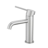 LUCID PIN - Brushed Nickel Basin Mixer Aquaperla