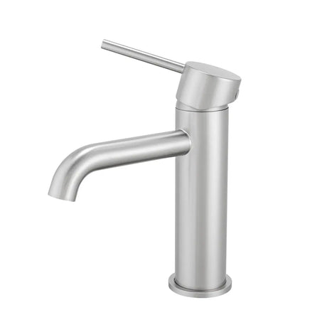 LUCID PIN - Brushed Nickel Basin Mixer Aquaperla