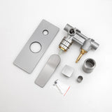 RUSHY - Brushed Nickel Diverter Mixer Aquaperla