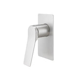 RUSHY - Brushed Nickel Wall Mixer Aquaperla