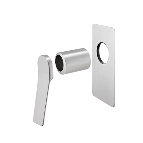 RUSHY - Brushed Nickel Wall Mixer Aquaperla