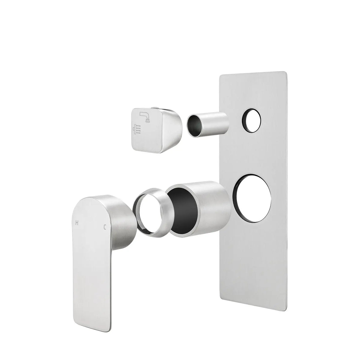 VOG - Brushed Nickel Diverter Mixer Aquaperla