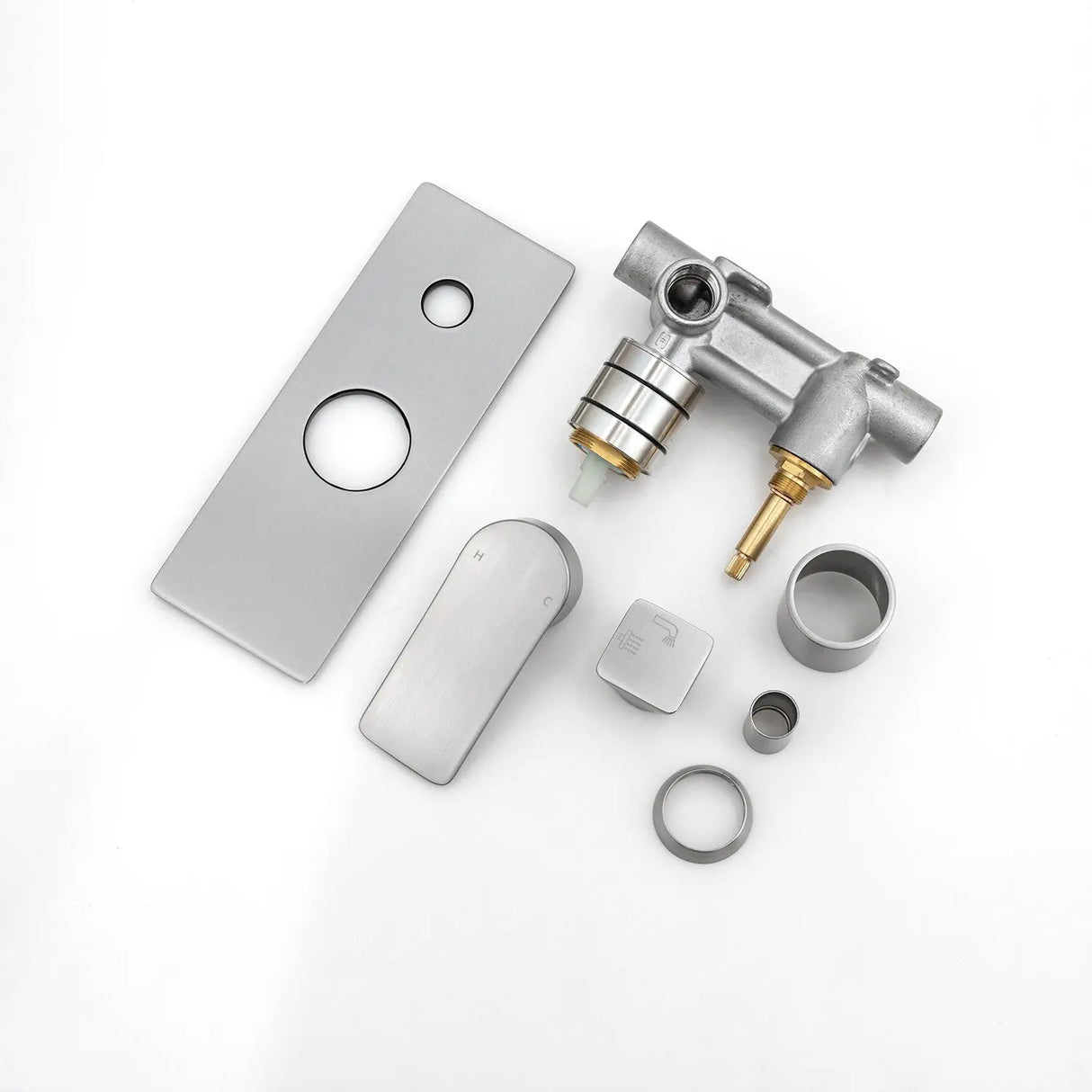 VOG - Brushed Nickel Diverter Mixer Aquaperla