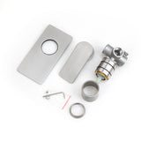 VOG - Brushed Nickel Wall Mixer Aquaperla