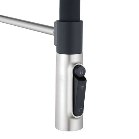 Brushed Nickel Kitchen Mixer Aquaperla
