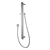 Brushed Nickel Shower Rail Aquaperla