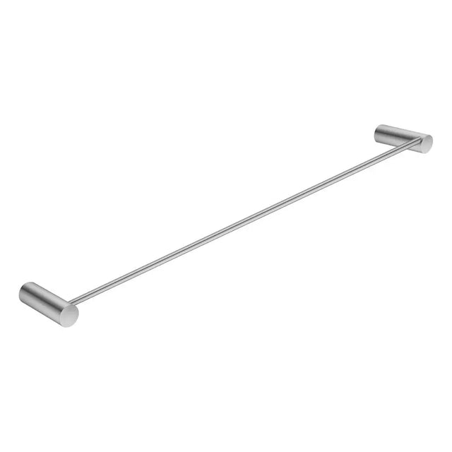 600mm Brushed Nickel Single Towel Rail Aquaperla