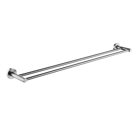 LUCID PIN - Brushed Nickel Cuttable Double Towel Rail Aquaperla