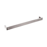 IVANO - 600mm Brushed Nickel Single Towel Rail Aquaperla