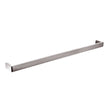 IVANO - 800mm Brushed Nickel Single Towel Rail Aquaperla