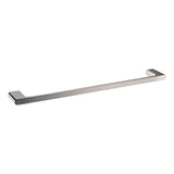 VOG - 800mm Brushed Nickel Single Towel Rail Aquaperla