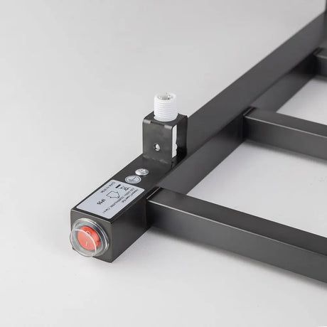 Brushed Gunmetal Heated Towel Rack 6 Bars Aquaperla