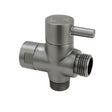 Brushed Gunmetal Bidet Diverter Aquaperla