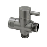 Brushed Gunmetal Bidet Diverter Aquaperla