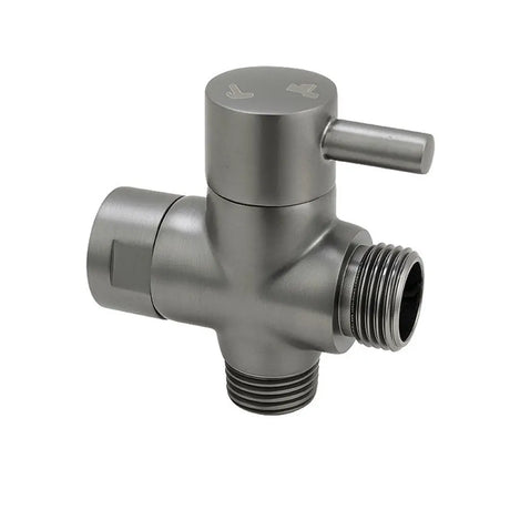 Brushed Gunmetal Bidet Diverter Aquaperla