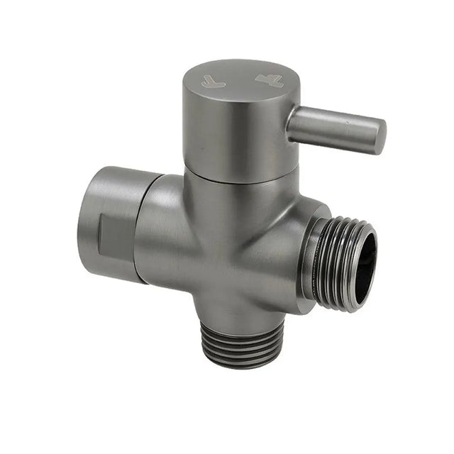 Brushed Gunmetal Bidet Diverter Aquaperla