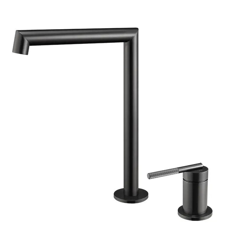 CADDENCE - Brushed Gun Metal Basin Mixer Aquaperla