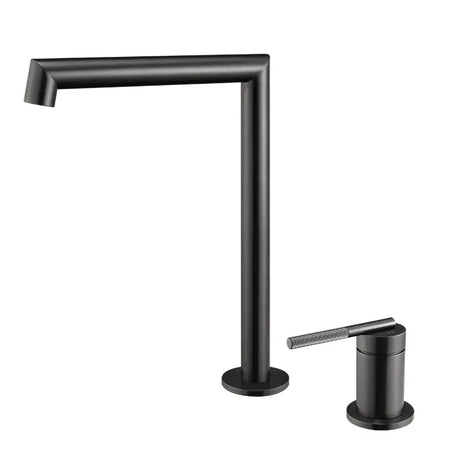 CADDENCE - Brushed Gun Metal Basin Mixer Aquaperla