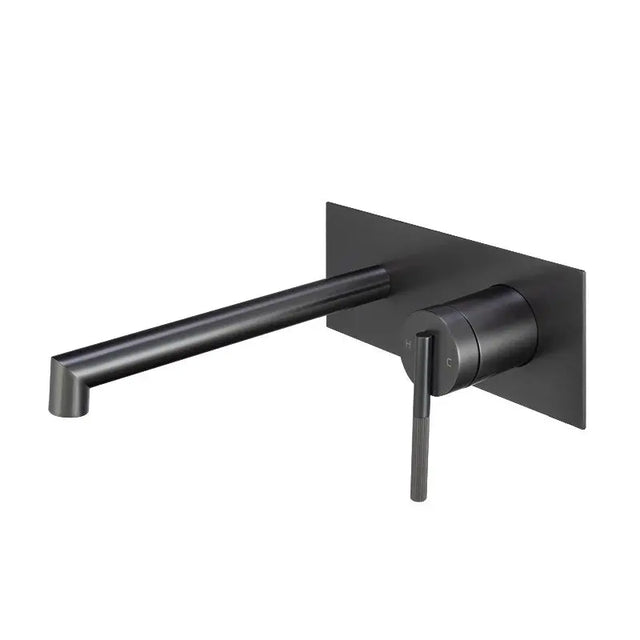 CADDENCE - Brushed Gun Metal Spout Mixer Aquaperla