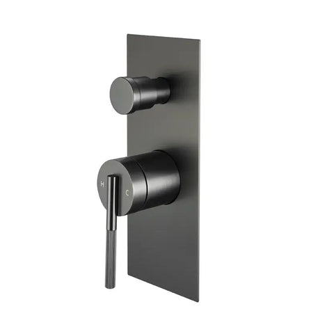 CADDENCE - Brushed Gun Metal Diverter Mixer Aquaperla