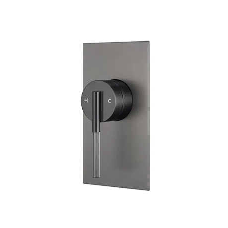 CADDENCE - Brushed Gun Metal Wall Mixer Aquaperla