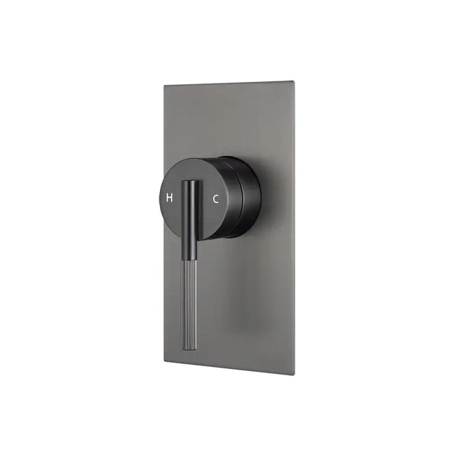 CADDENCE - Brushed Gun Metal Wall Mixer Aquaperla
