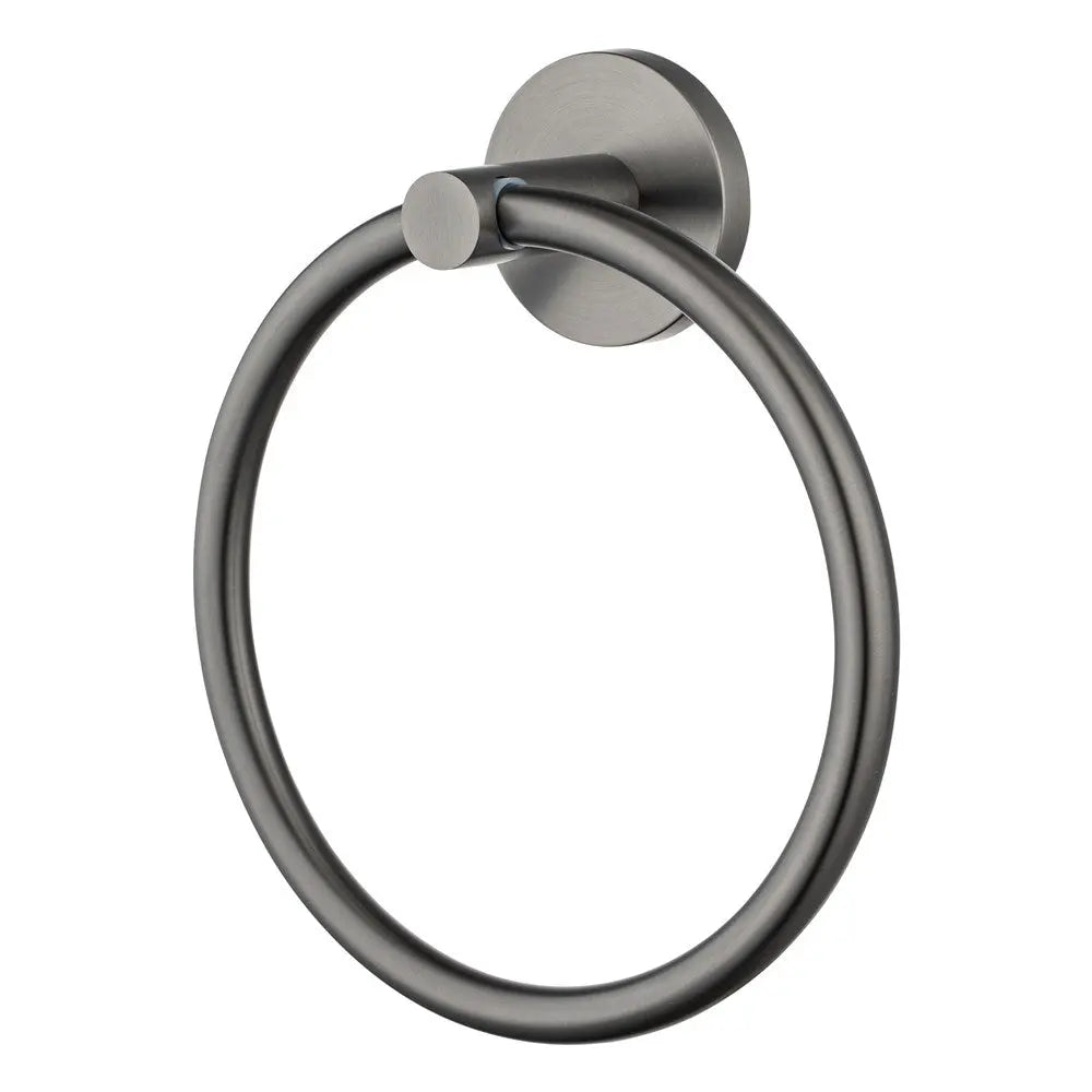 LUCID PIN - Gunmetal Towel Ring Aquaperla