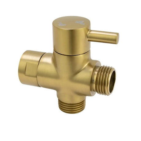 Brushed Brass Bidet Diverter Aquaperla