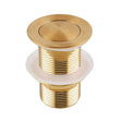 32mm Brushed Brass Pop Up Waste Non Overflow Aquaperla