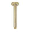 200mm Brushed Brass Ceiling Shower Arm Aquaperla
