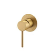 LUCID PIN - Brushed Brass Wall Mixer Aquaperla