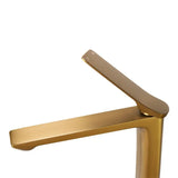 RUSHY - Brushed Brass Basin Mixer Aquaperla