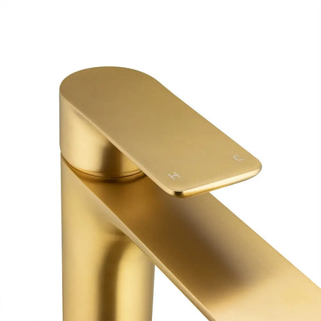 VOG - Brushed Brass Basin Mixer Aquaperla