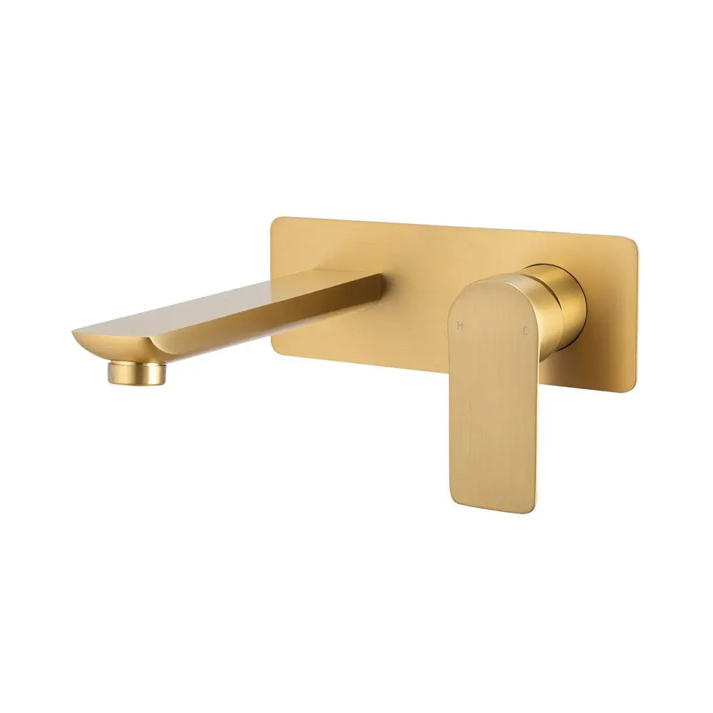 VOG - Brushed Brass Spout Mixer Aquaperla