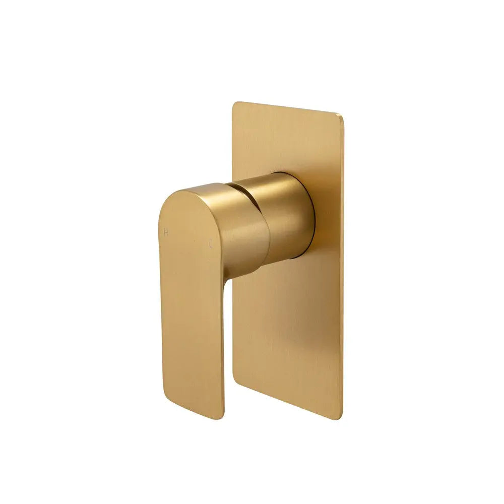 VOG - Brushed Brass Wall Mixer Aquaperla