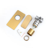 VOG - Brushed Brass Wall Mixer Aquaperla