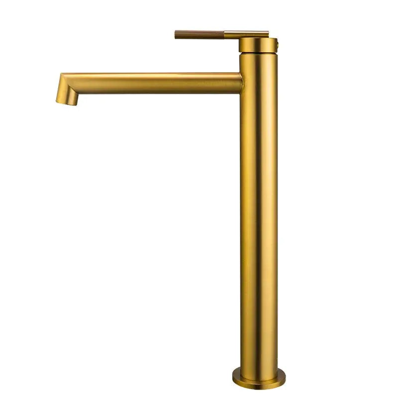 CADDENCE - Brushed Brass Basin Mixer Aquaperla
