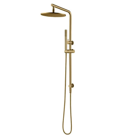 10" Brushed Brass Shower Station Aquaperla