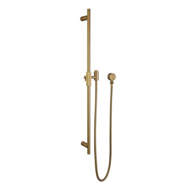 CADDENCE - Brushed Brass Shower Rail Aquaperla