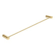 600mm Brushed Brass Single Towel Rail Aquaperla