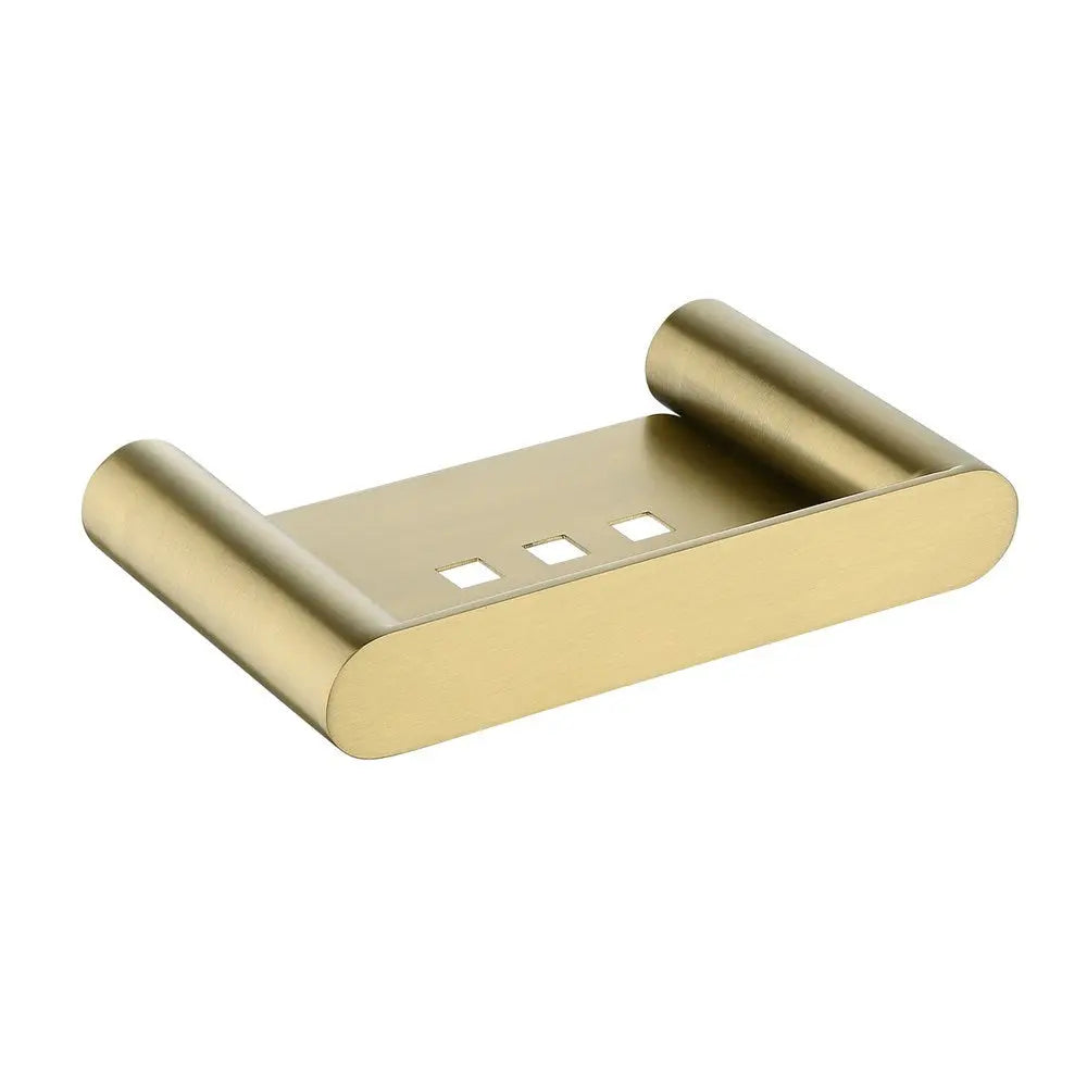 RUSHY - Brushed Brass Soap Dish Aquaperla