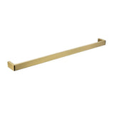 IVANO - 800mm Brushed Brass Single Towel Rail Aquaperla