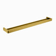 IVANO - 800mm Brushed Brass Double Towel Rail Aquaperla