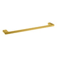 VOG - 800mm Brushed Brass Single Towel Rail Aquaperla