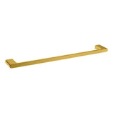 VOG - 800mm Brushed Brass Single Towel Rail Aquaperla