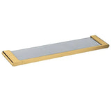 VOG - Brushed Brass Glass Shelf Aquaperla