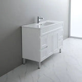 ACACIA SHAKER PVC Floor Vanity 1200mm (Single Bowl) Poseidon